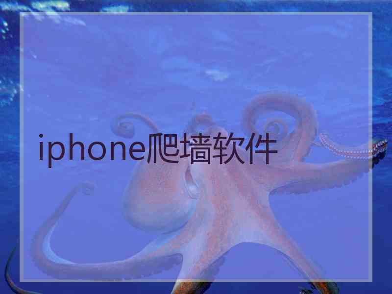 iphone爬墙软件