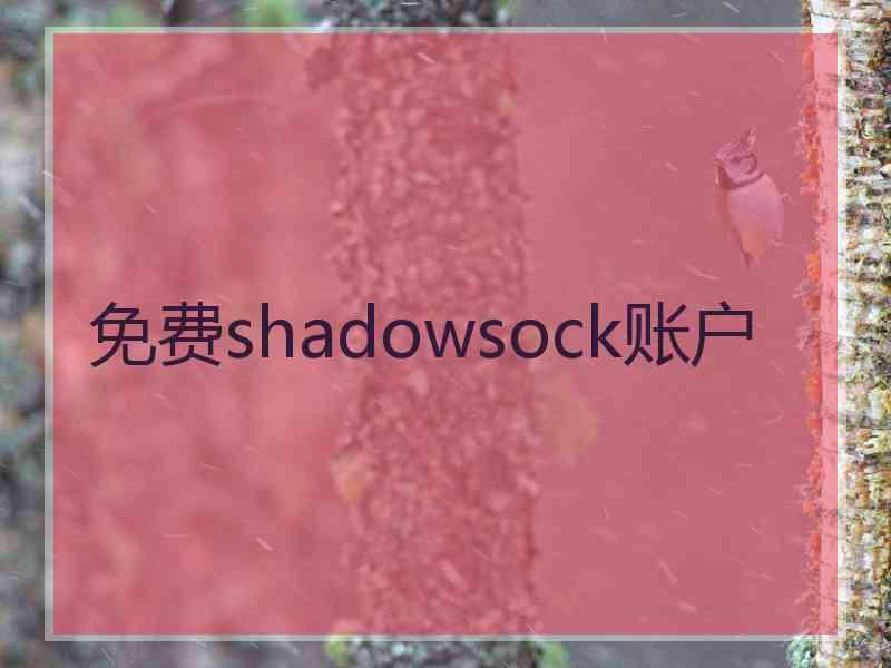 免费shadowsock账户